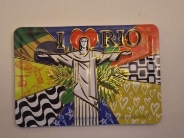 imã de geladeira eu amo rio cristo