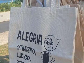 ecobag divertidamente alegria