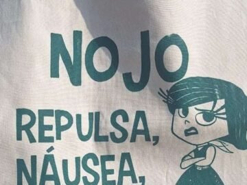 ecobag divertidamente nojo