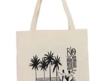 ecobag Rio, sol, mar, areia, brisa, surfe, ondas, ventos, calor, marolas, melodias, vida, paz, surfistas, coqueiros, Copacabana.