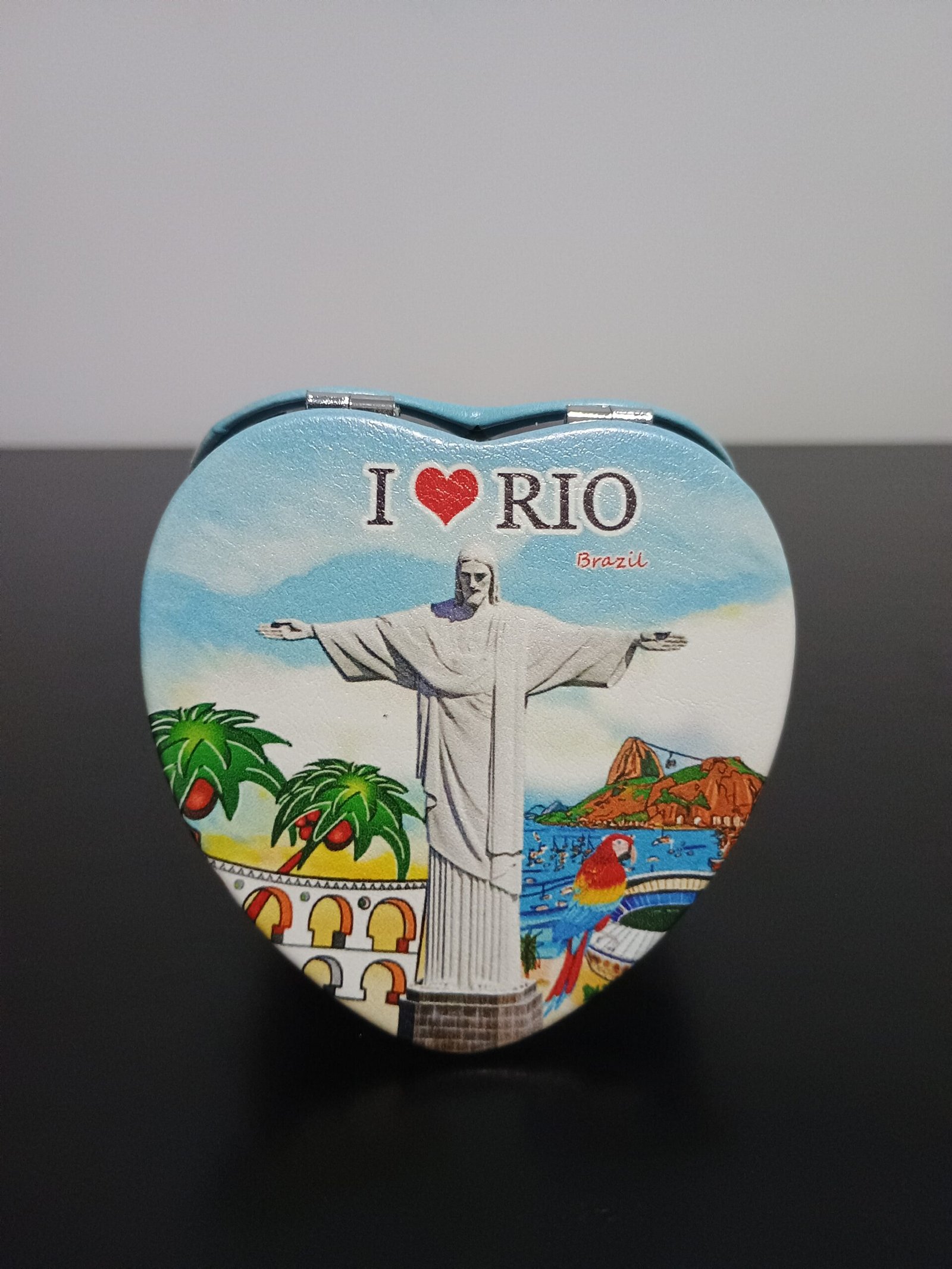 Espelho de coração I Love Rio