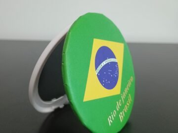 Espelho de plástico do Brasil, Rio de Janeiro.