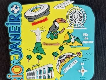 Imã de borracha Rio de Janeiro Roda gigante
