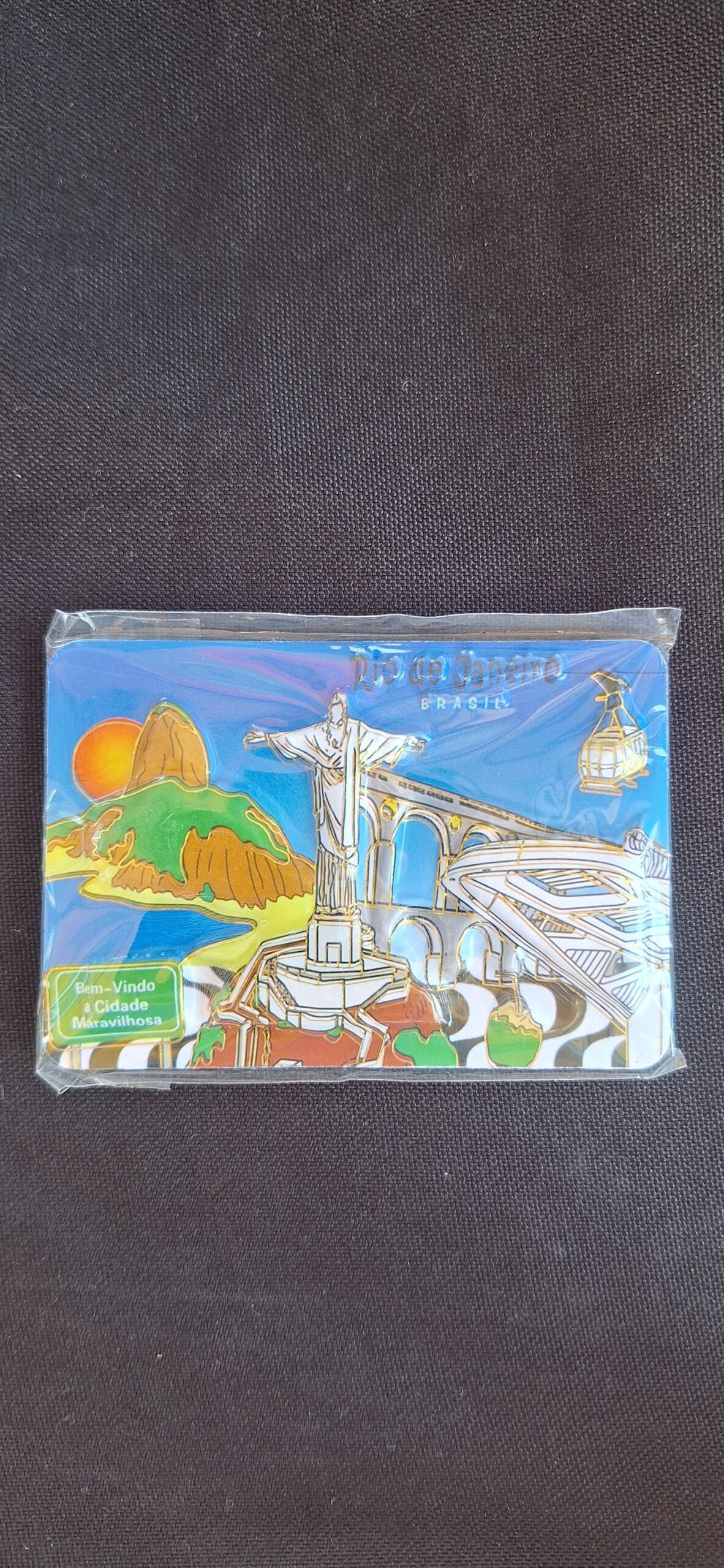 Imã de papel Brasil Rio de Janeiro museu do amanhã Cristo