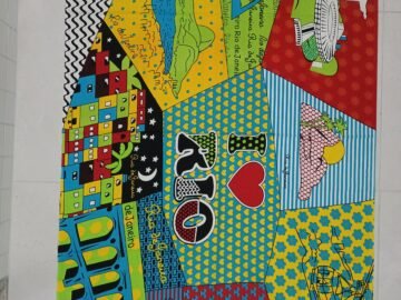 Canga de poliéster I love Rio