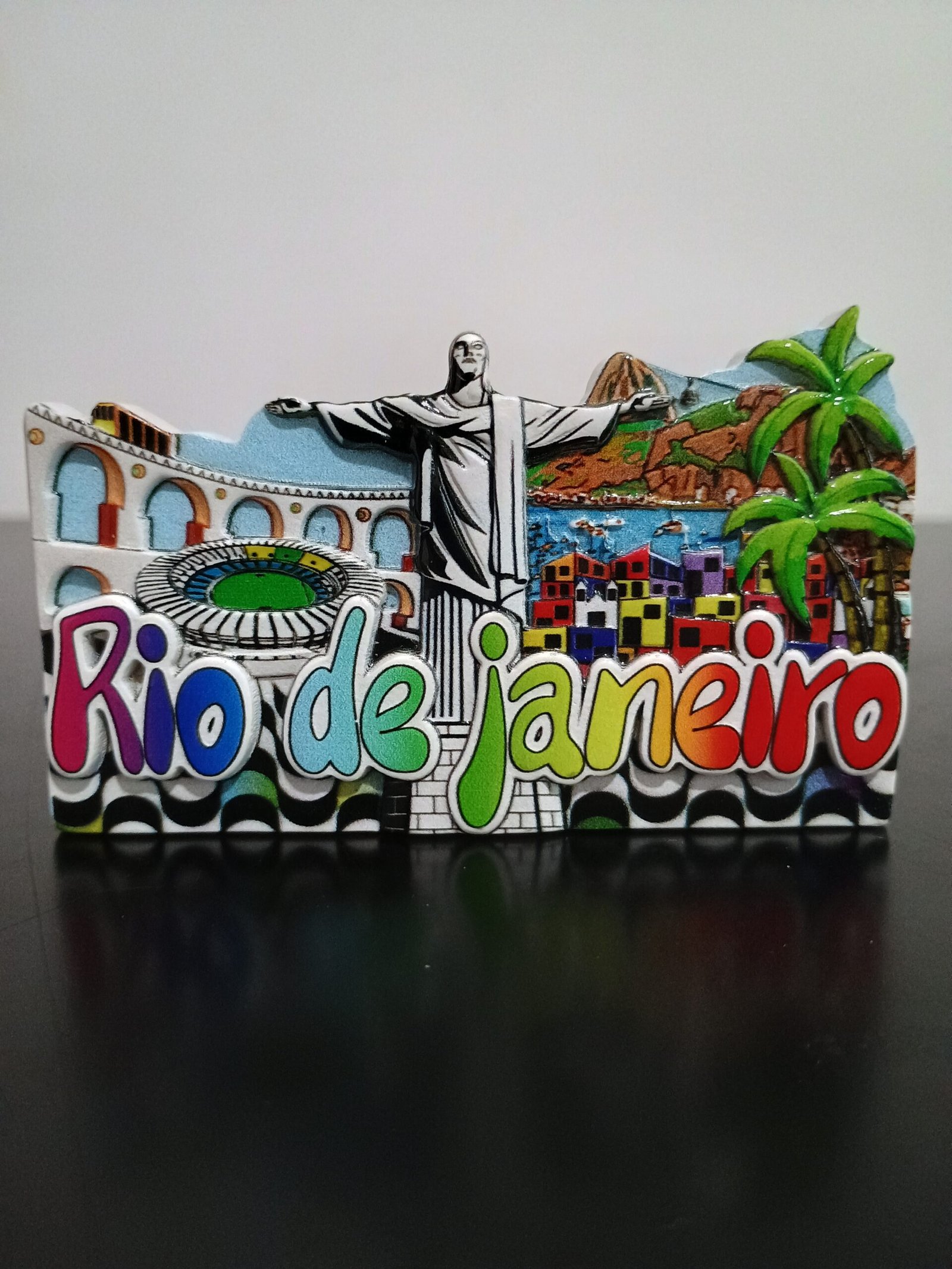 Imã de geladeira em resina Rio de Janeiro