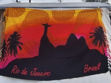 Canga de poliéster Rio de Janeiro Brasil