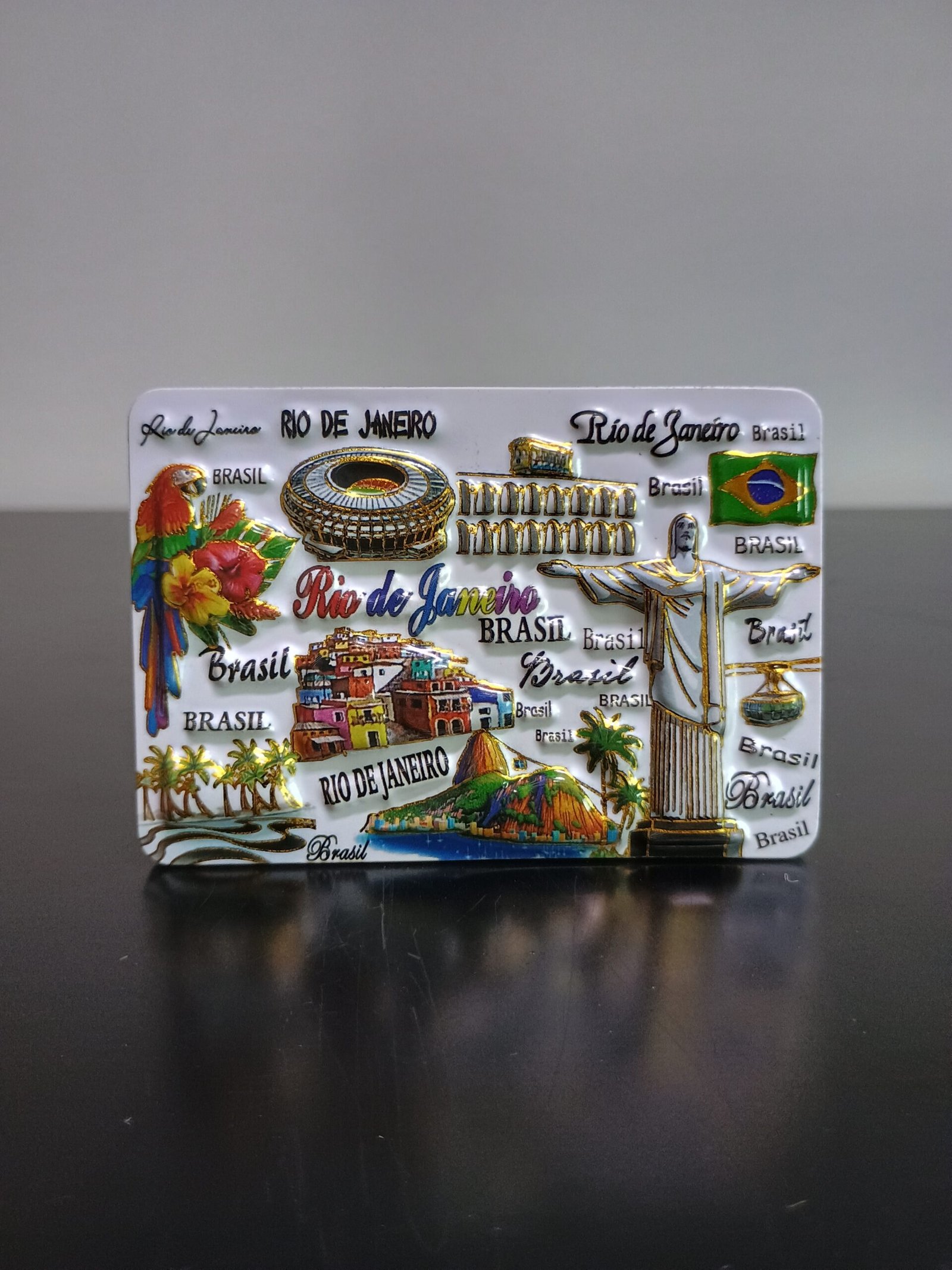 Imã de geladeira de papel Rio de janeiro