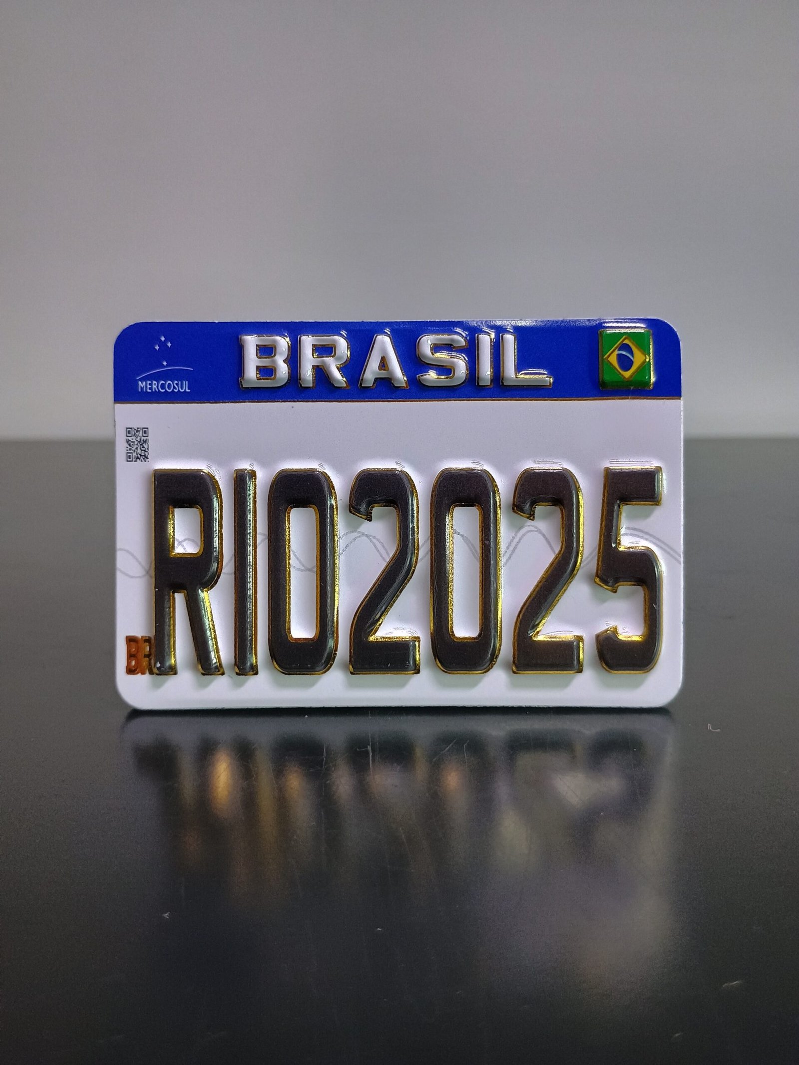Imã de geladeira de papel Placa Rio de janeiro