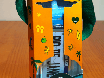 Caixa Pequena para Presente com Alça do Rio de Janeiro